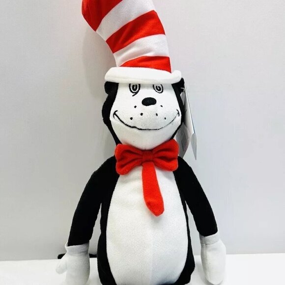 Other - NWT Dr. Seuss Cat in the Hat 18" Tall Stuffed Plush Stuffed Animal Kohl's Care